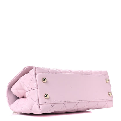 Chanel Caviar Quilted Mini Coco Handle Flap Light Pink 3 of 9