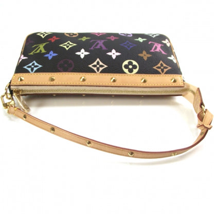 Louis Vuitton Monogram Multicolor Pochette Accessories Black 5 of 8