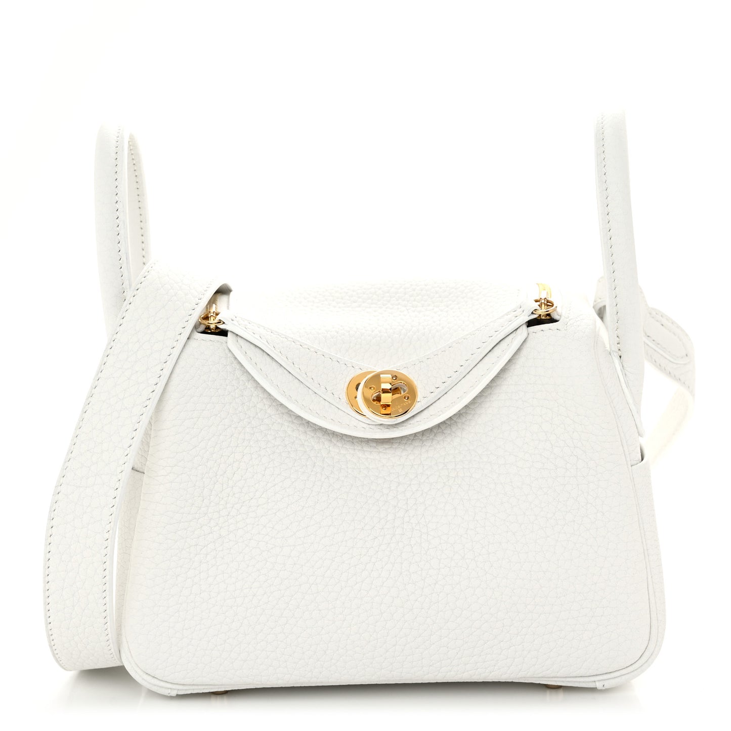 Taurillon Clemence Mini Lindy 20 New White