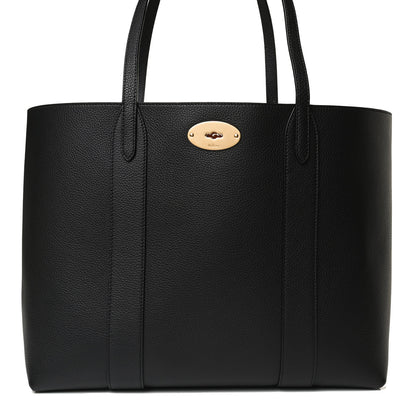 Mulberry Small Classic Grain Bayswater Tote Black 6 of 15
