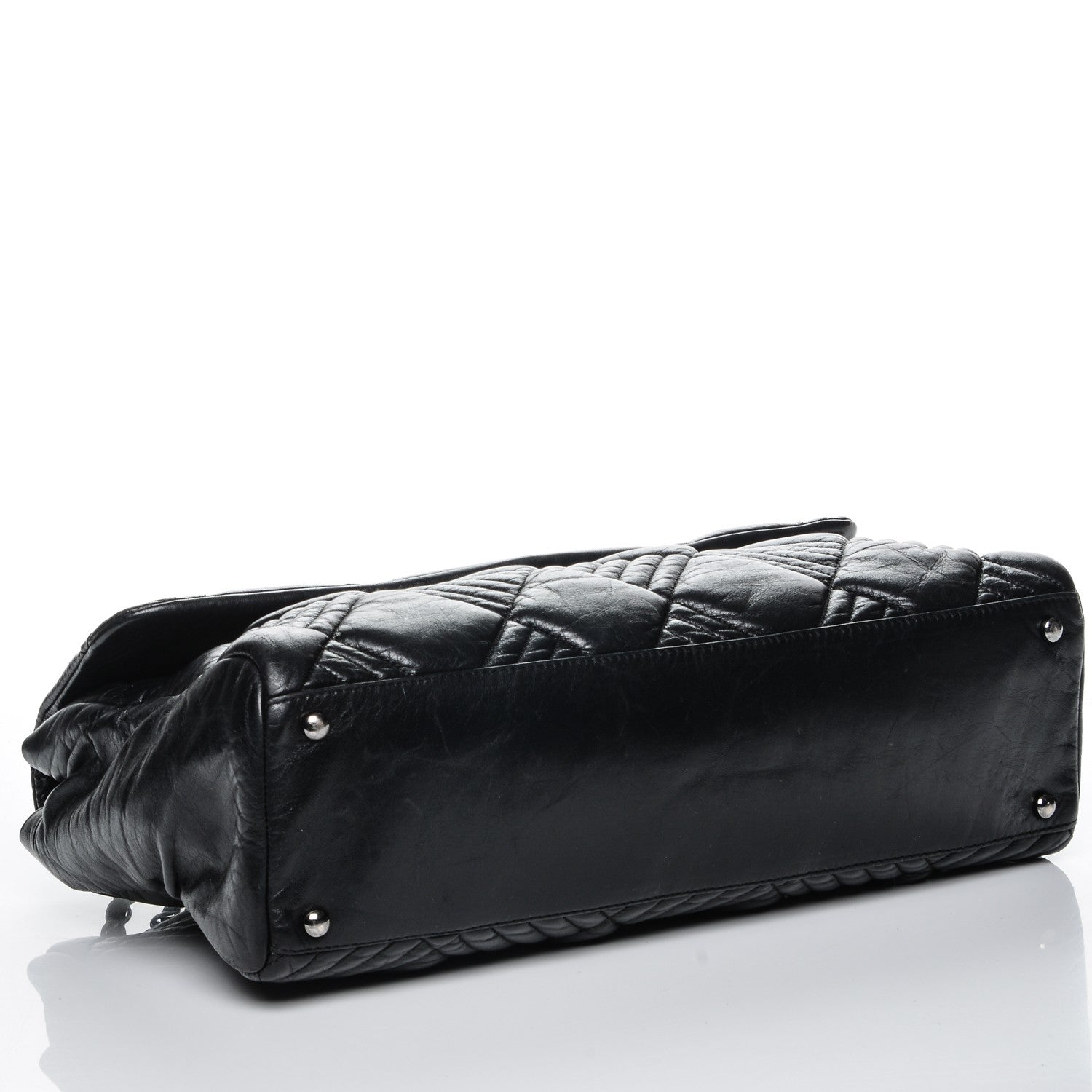 Chanel Lambskin Maxi In and Out Flap Black 4 of 7
