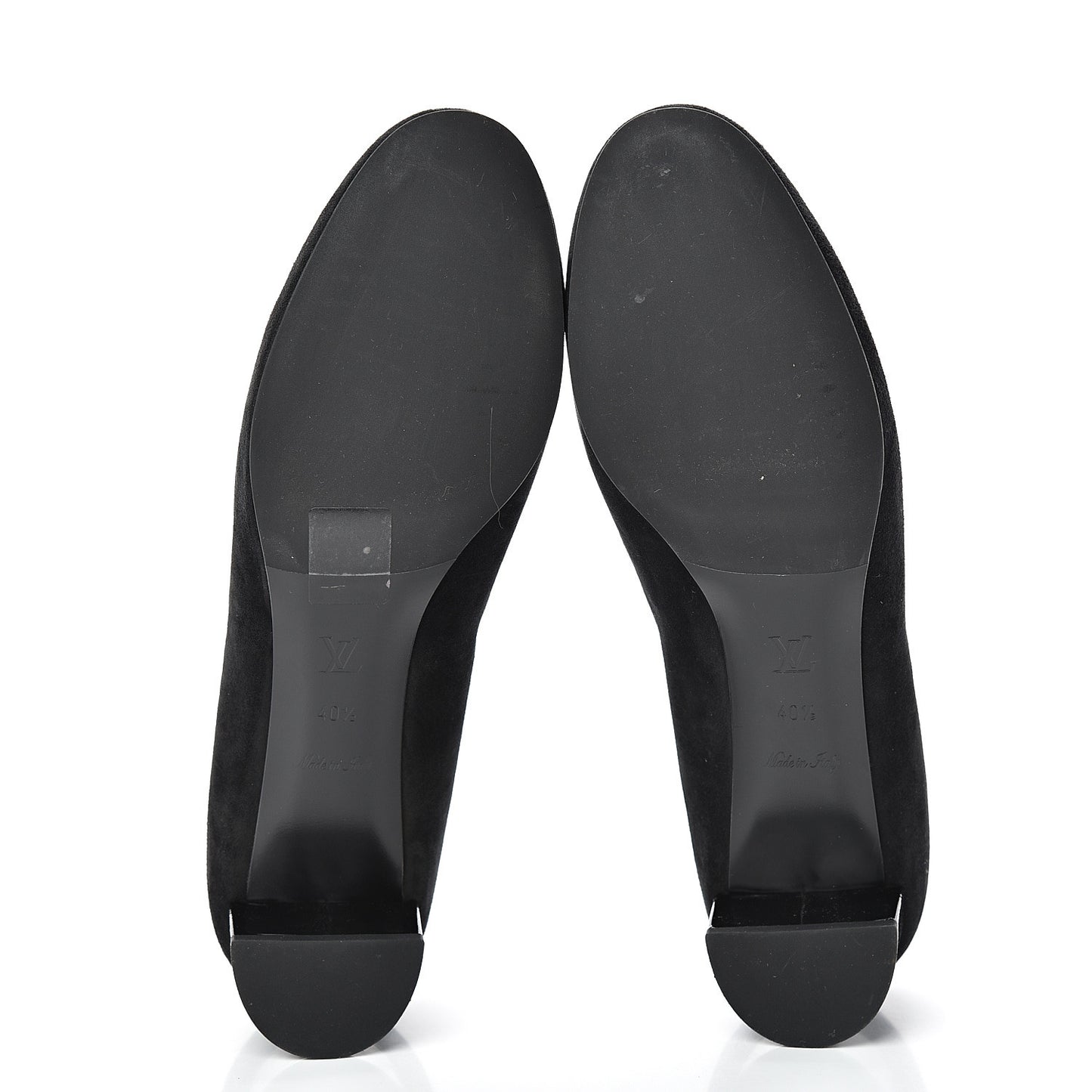 Suede Uniformes Pump 40.5 Black