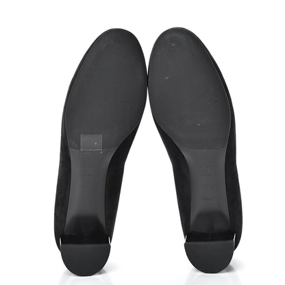 Louis Vuitton Suede Uniformes Pump 40.5 Black 5 of 10