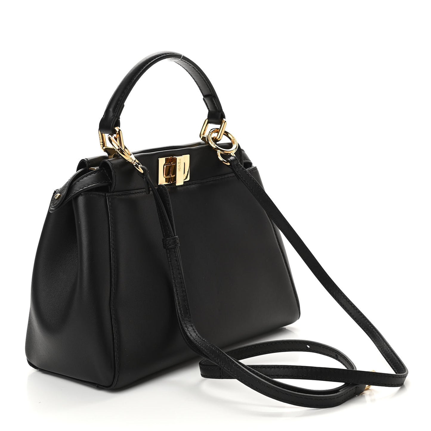 Nappa Mini Peekaboo Iconic Satchel Black