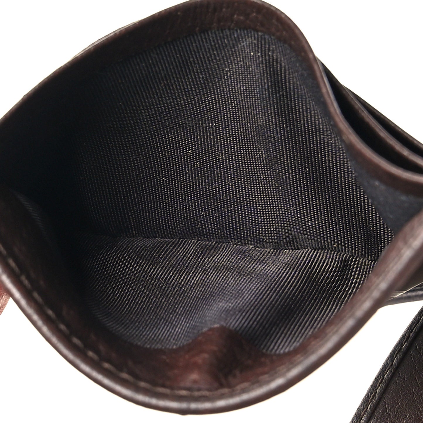 Monogram Bi-Fold Wallet Dark Brown