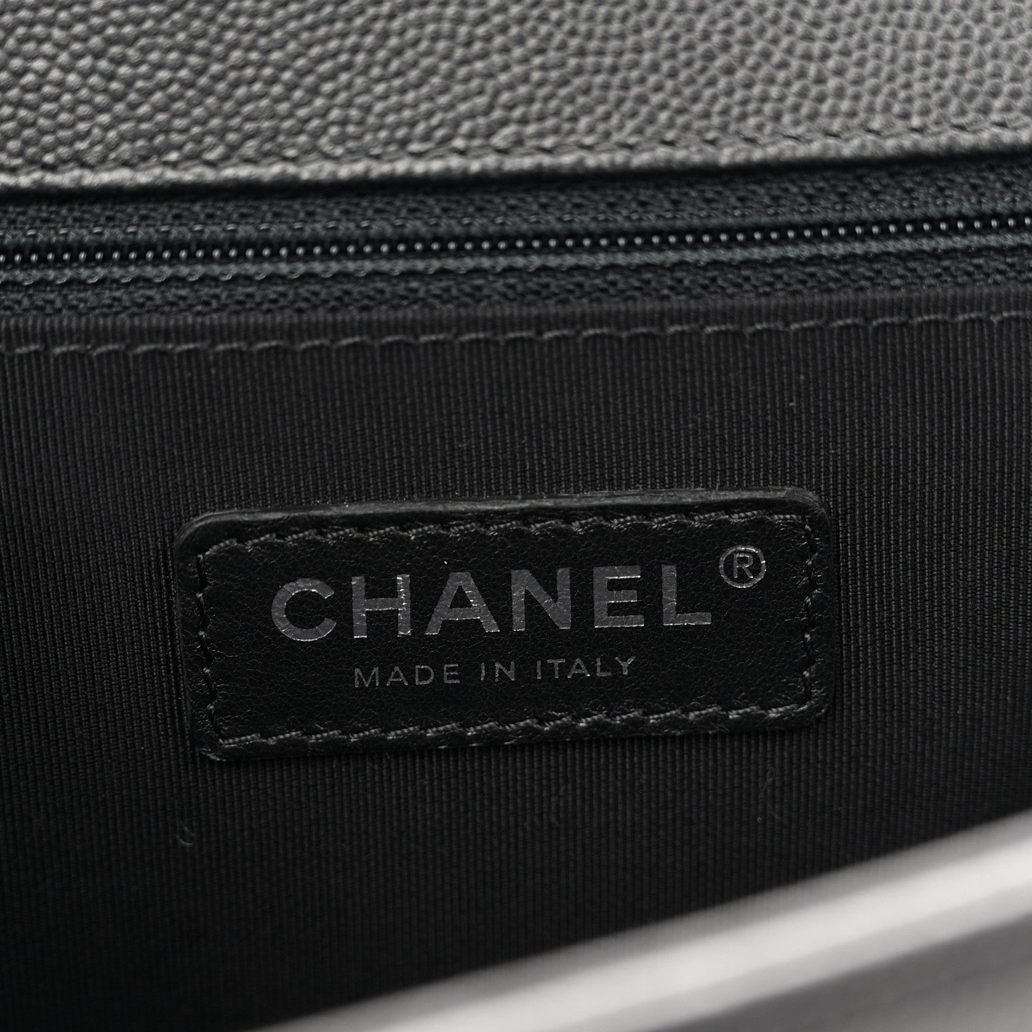 Chanel Caviar Quilted New Medium Boy Flap So Black 6 of 10