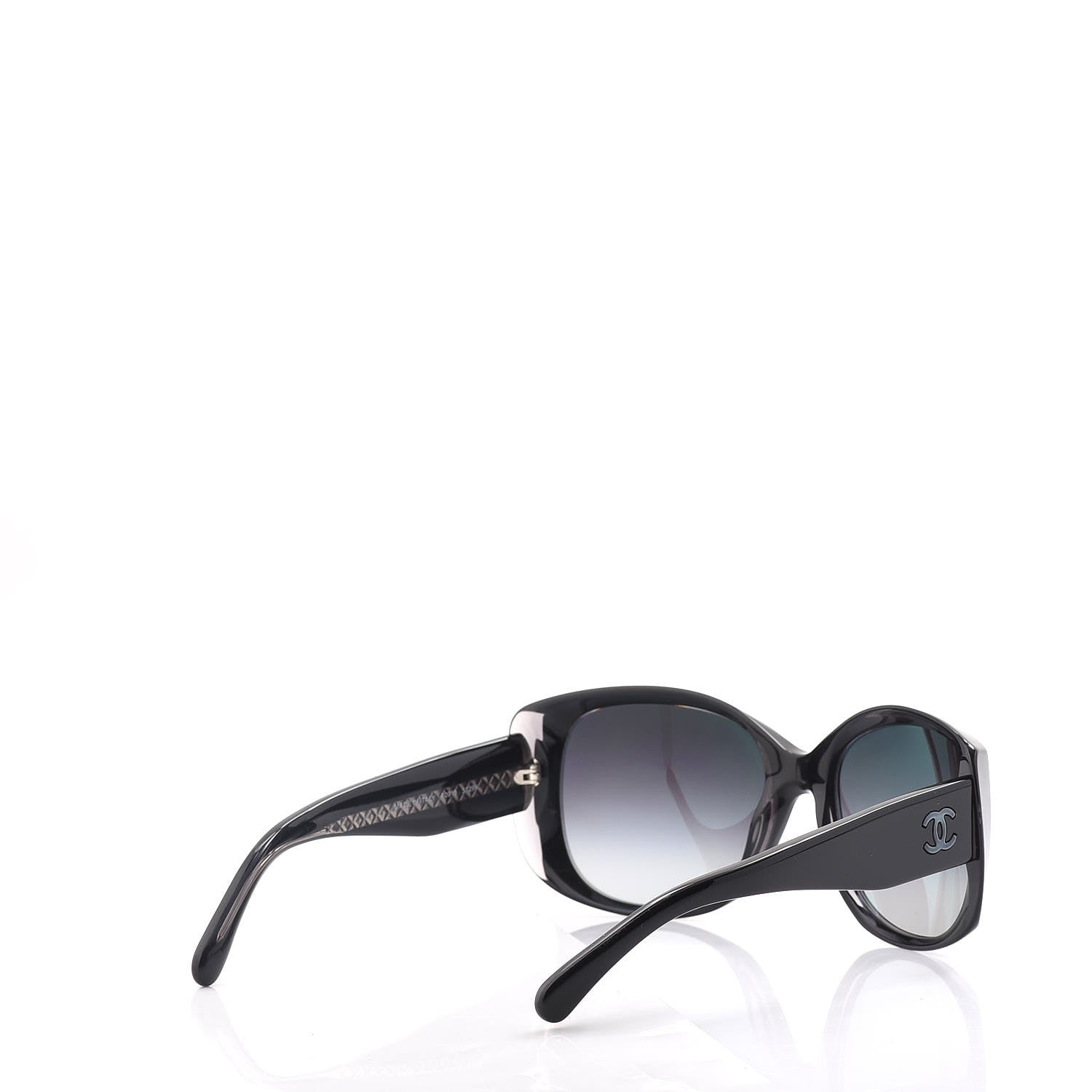 Chanel Mother of Pearl CC Sunglasses 40919 Black 4 of 9