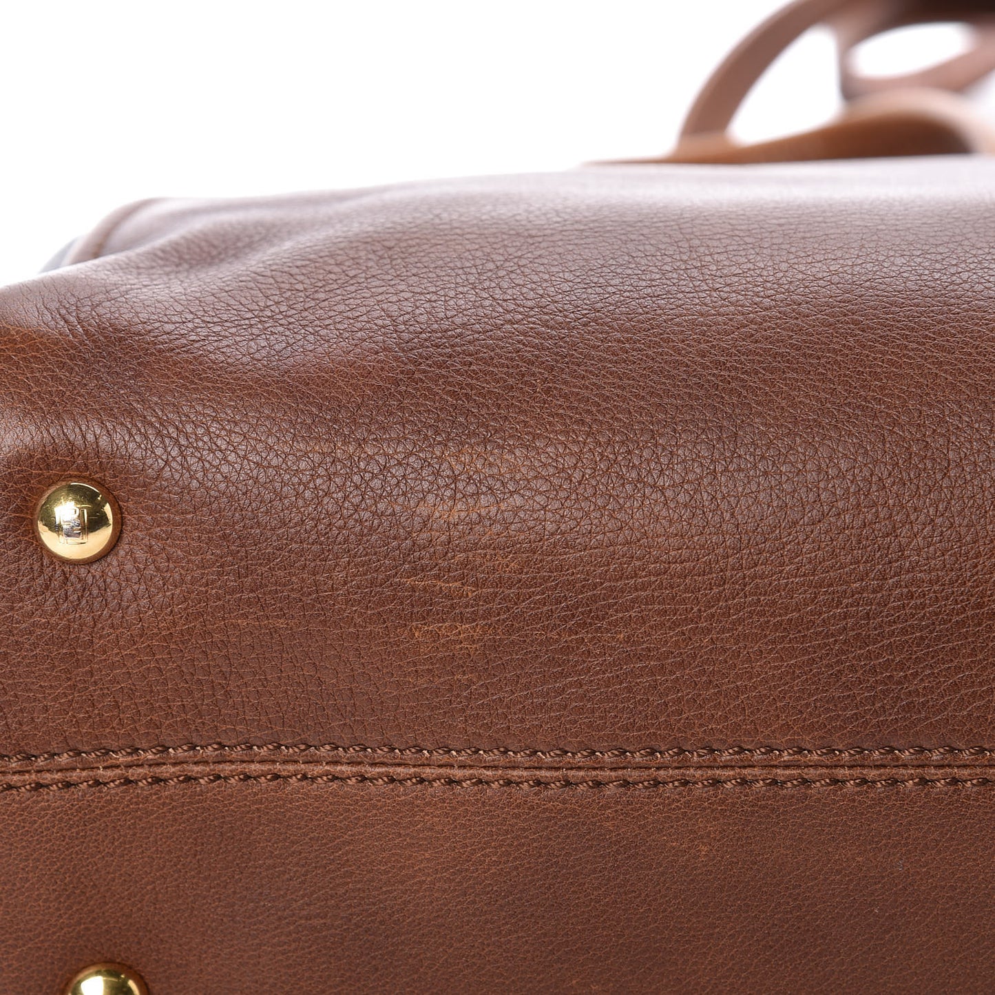 Capra Vitello Dolce Marmol Colorblock Small Chameleon Tote Moro Biscotti