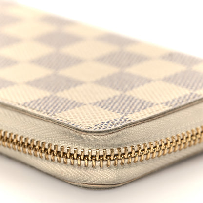 Louis Vuitton Damier Azur Clemence Wallet Rose Ballerine 9 of 10
