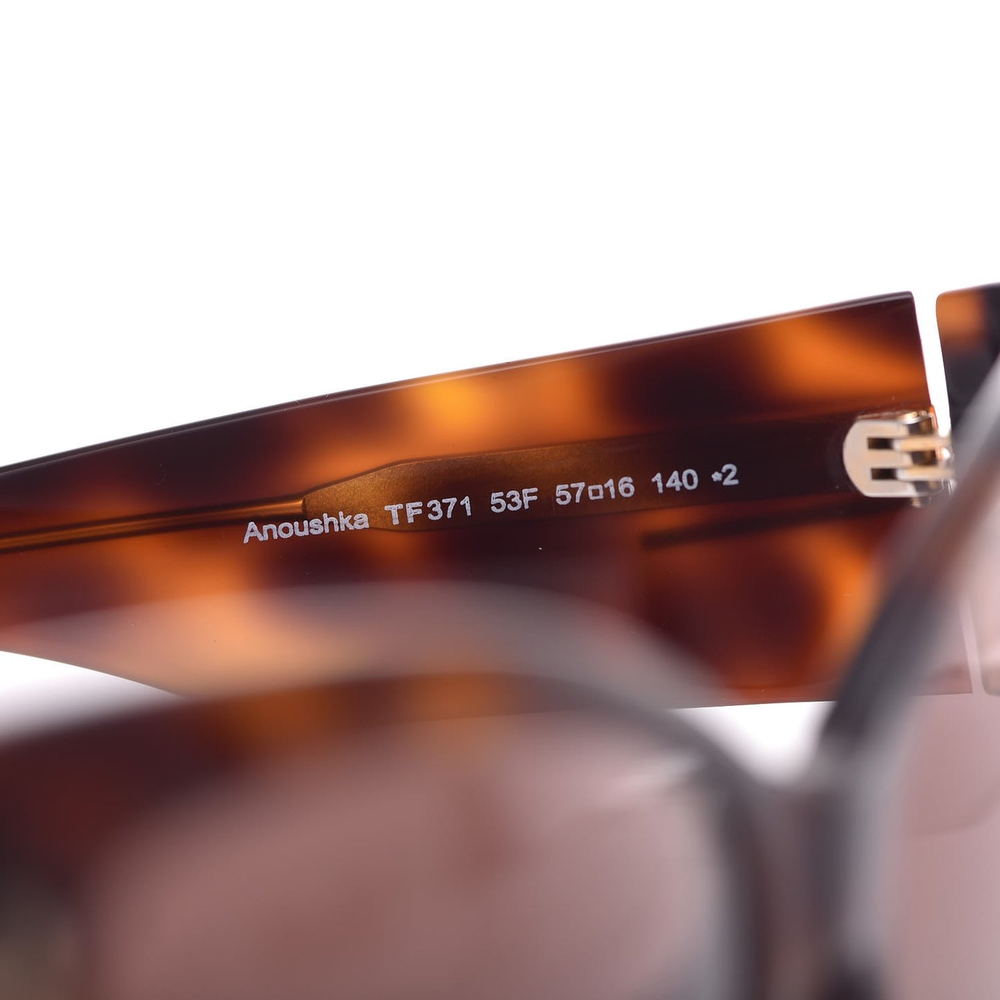 Acetate Anoushka Cat Eye Sunglasses TF371 Tortoise Shell