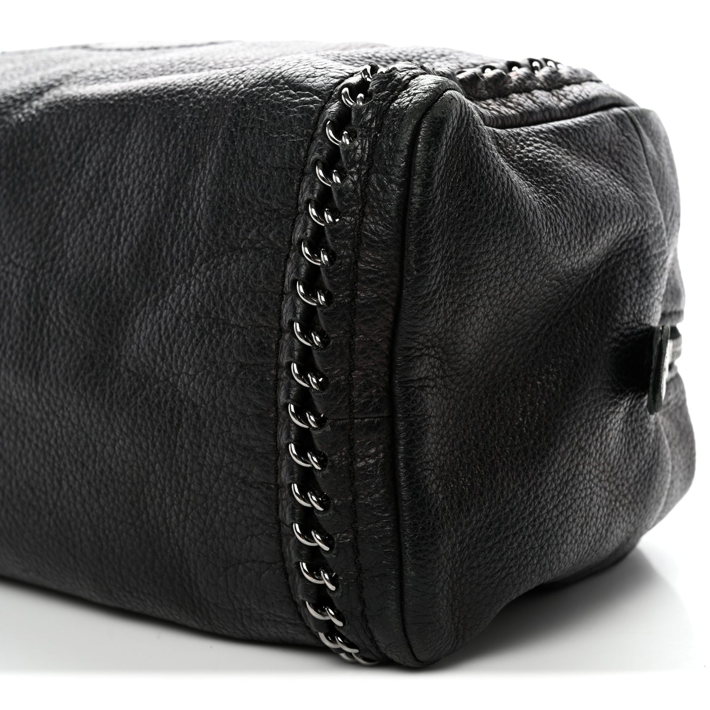 Deerskin Luxe Ligne Medium Bowler Black