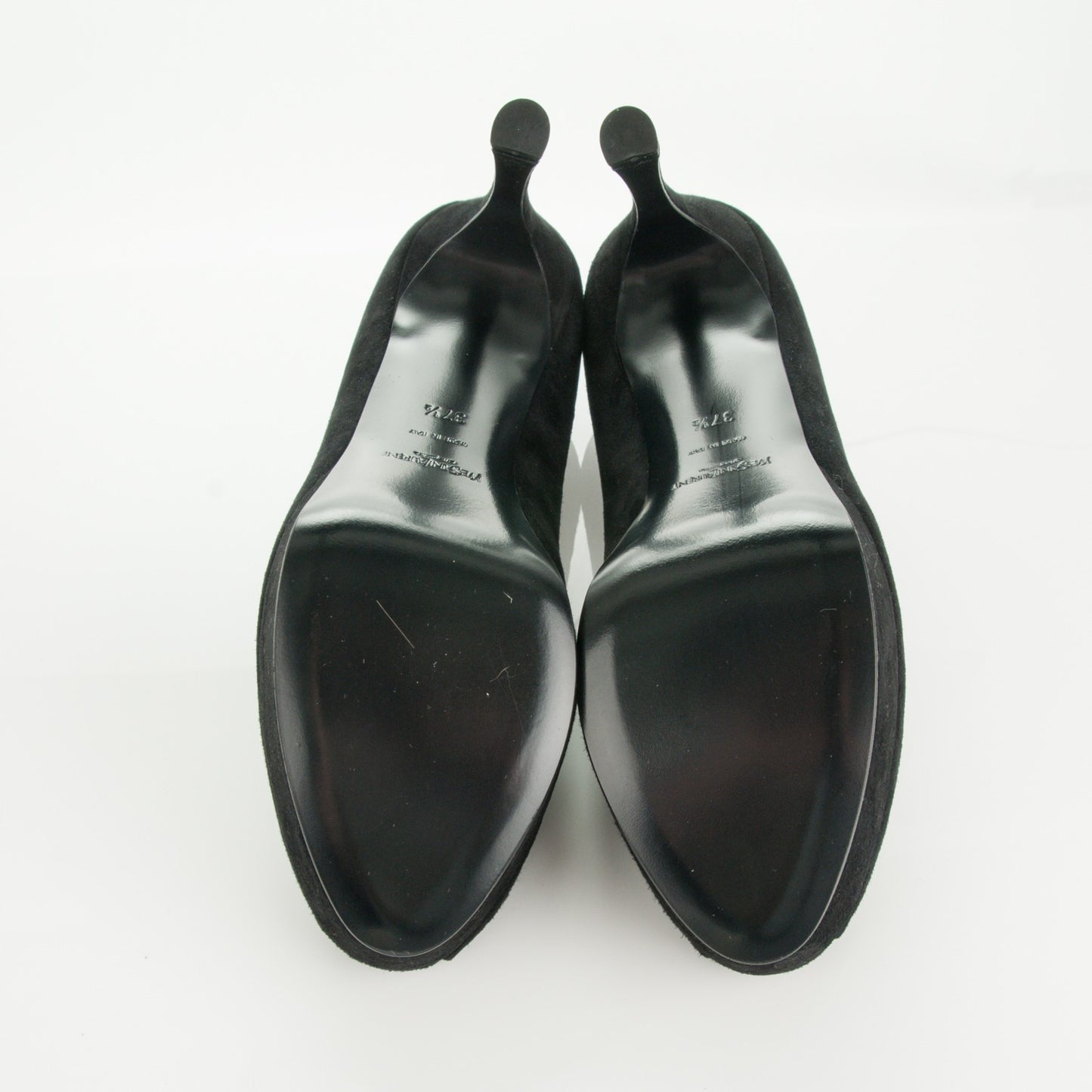 Suede Palais 80 Platform Pumps 37.5 Nero Black