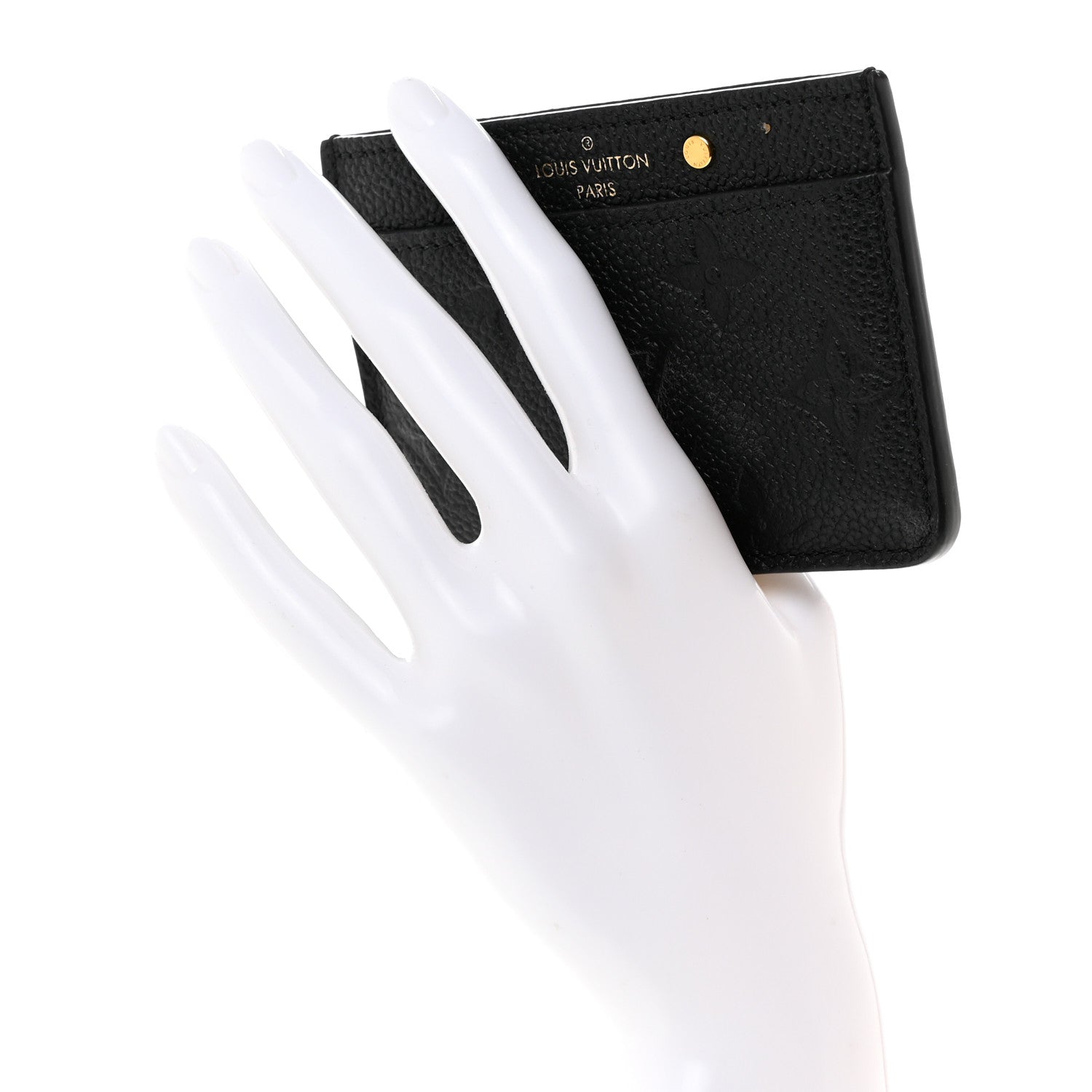 Louis Vuitton Empreinte Card Holder Black 2 of 8
