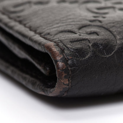 Gucci Guccissima Ladies Web Long Wallet Black 9 of 13
