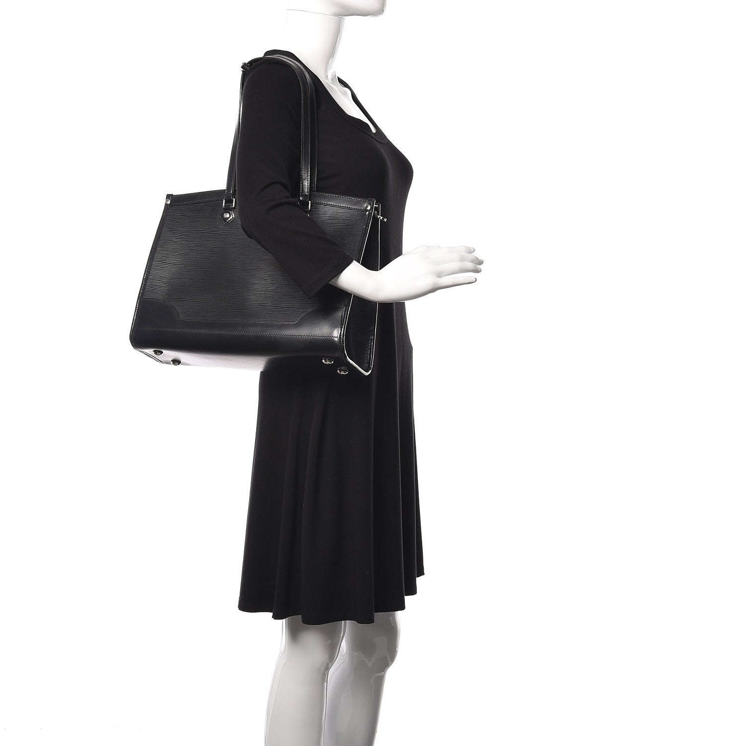 Louis Vuitton Epi Madeleine GM Black 2 of 13