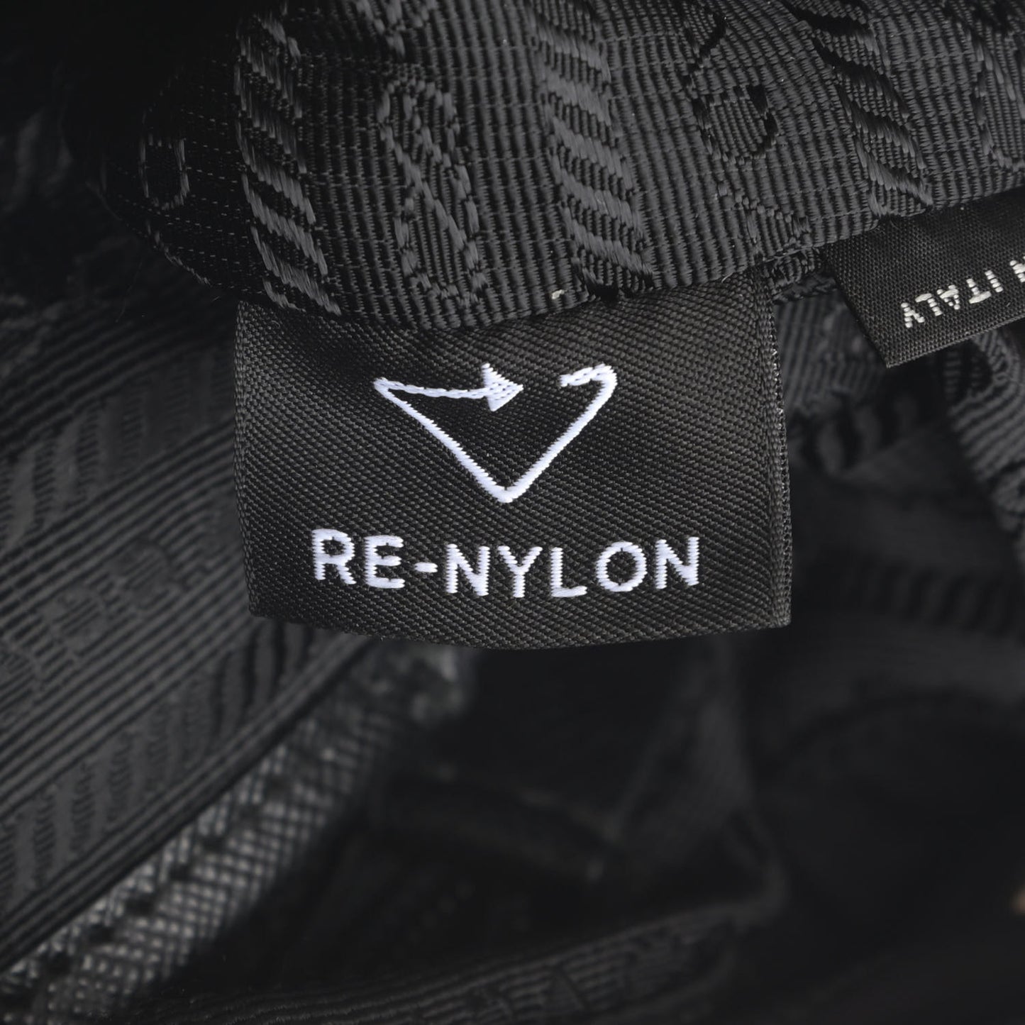Re-Nylon Saffiano Medium Backpack Black