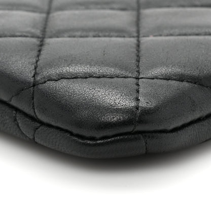 Chanel Lambskin Quilted Small Cosmetic Case Black 7 of 10