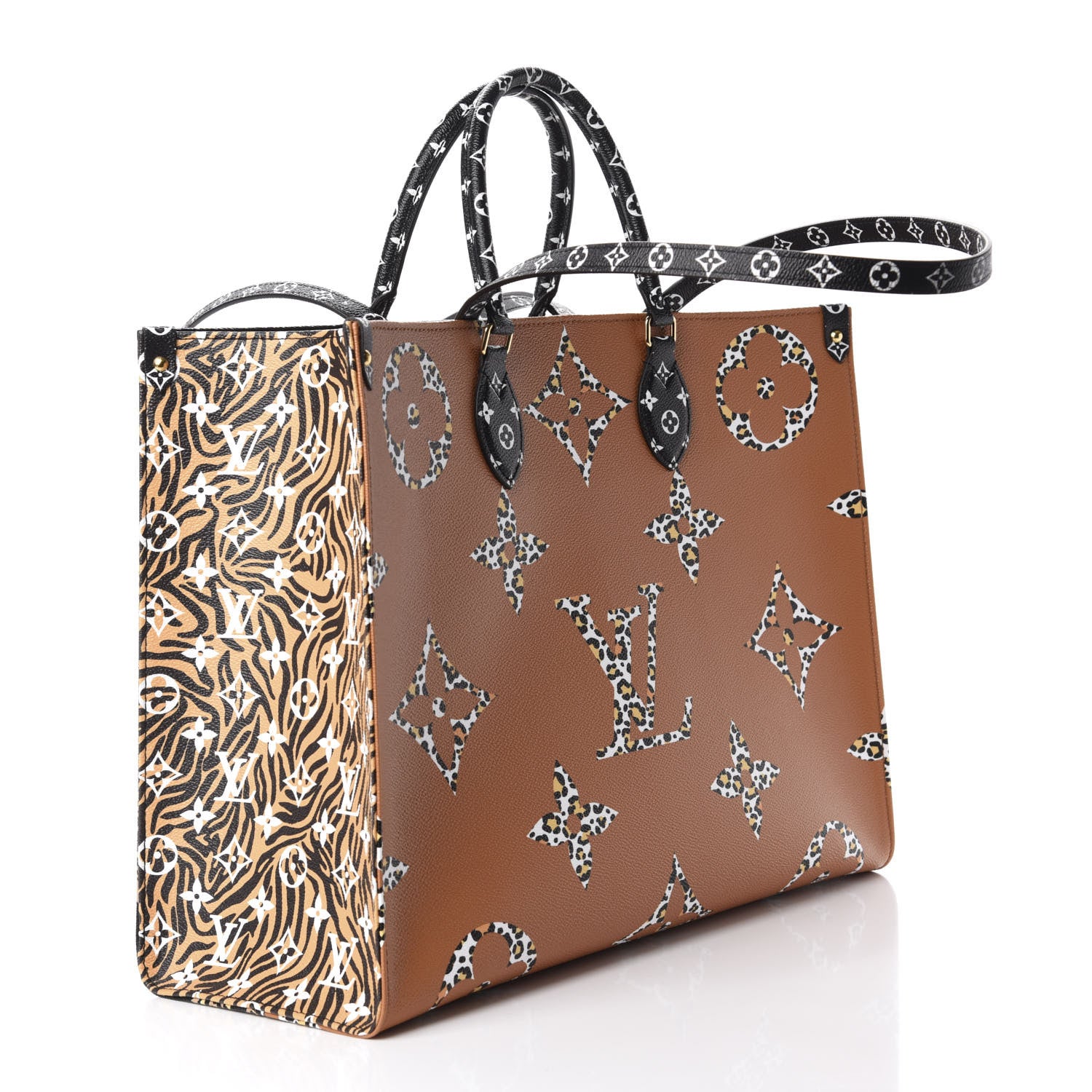 Louis Vuitton Monogram Giant Jungle Onthego GM Black 4 of 11