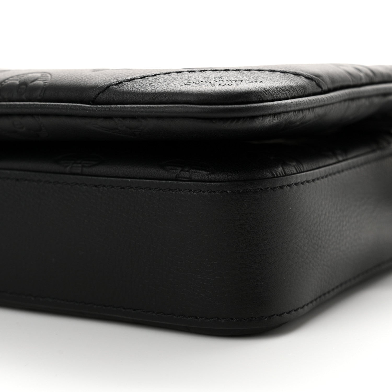 Louis Vuitton Calfskin Monogram Shadow Trio Messenger Black 11 of 11