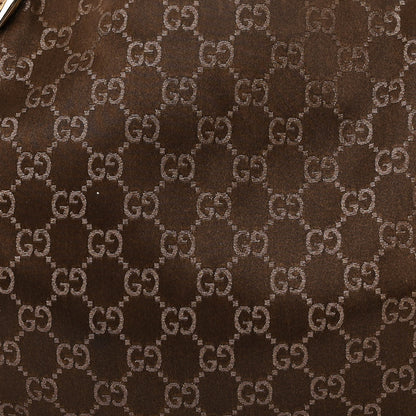 Gucci Satin Monogram Medium Abbey Shoulder Bag Bronze 8 of 13