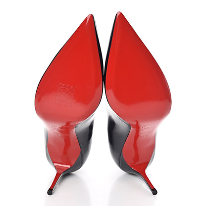 Christian Louboutin Patent Decollete 554 85 Pumps 38.5 Marine 5 of 8