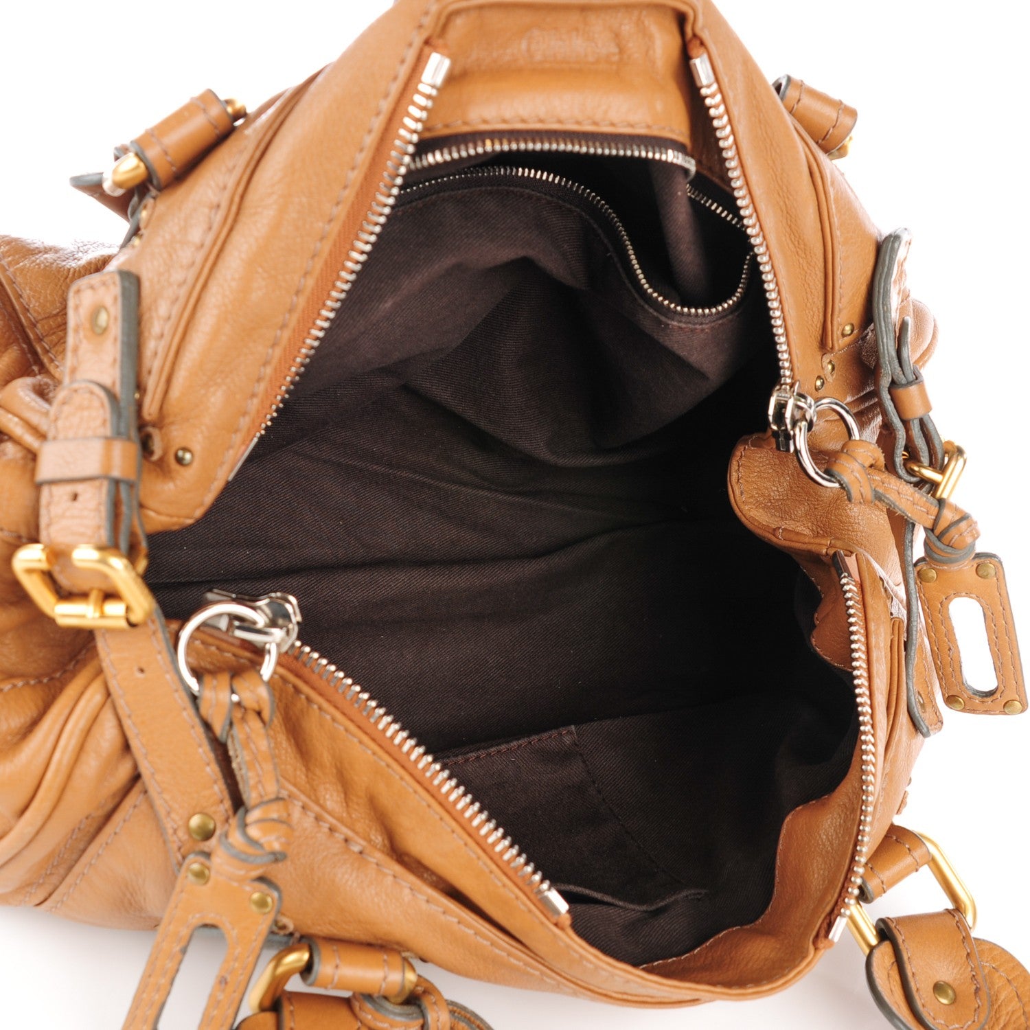 Chloe Calfskin Medium Paddington Satchel Nut 5 of 7