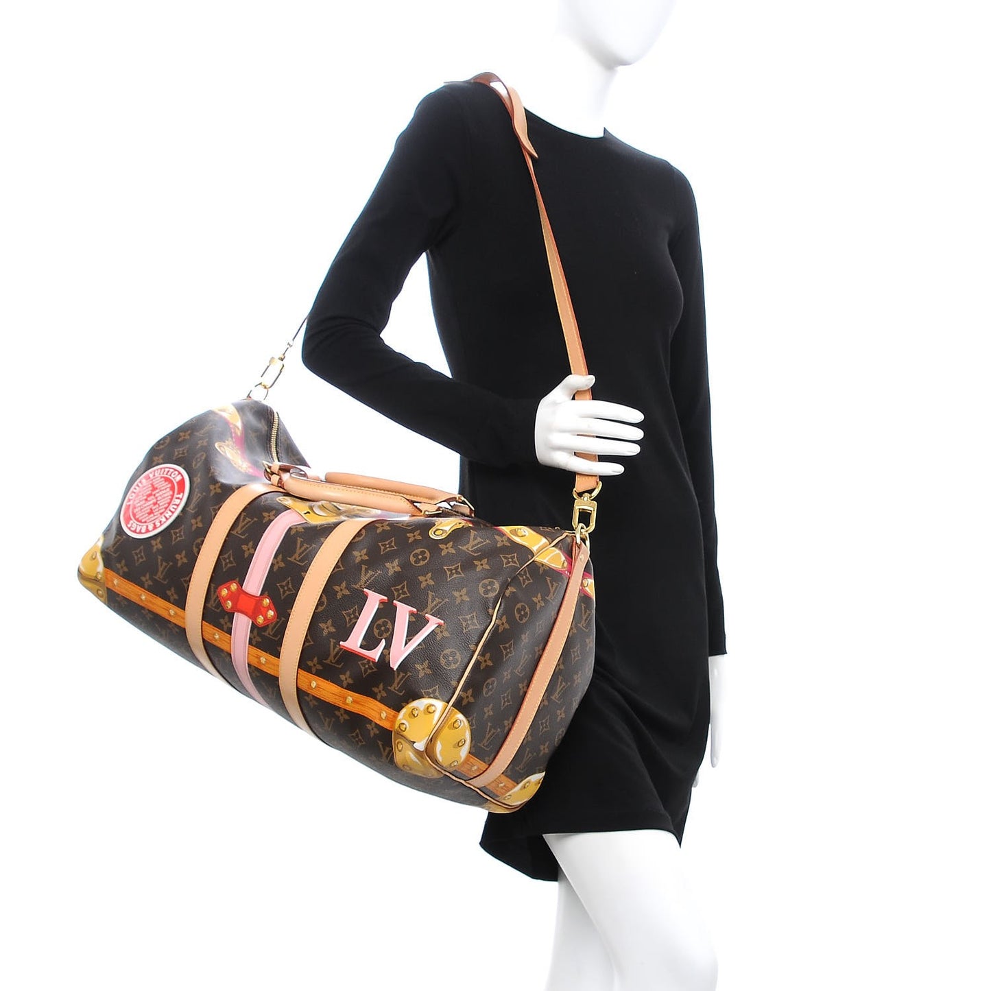 Monogram Summer Trunks Keepall Bandouliere 50