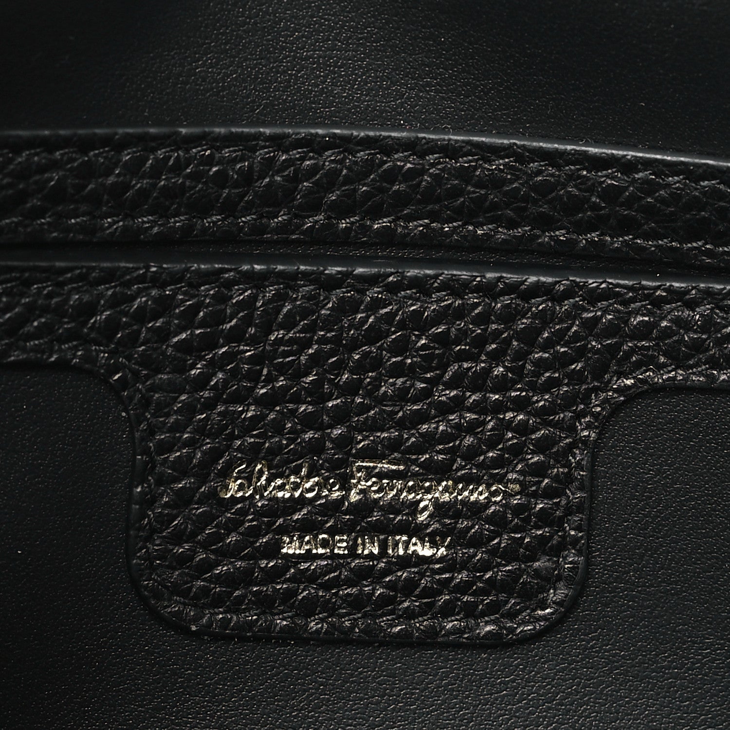 Salvatore Ferragamo Calfskin Vara Bow Camera Bag Black 6 of 10