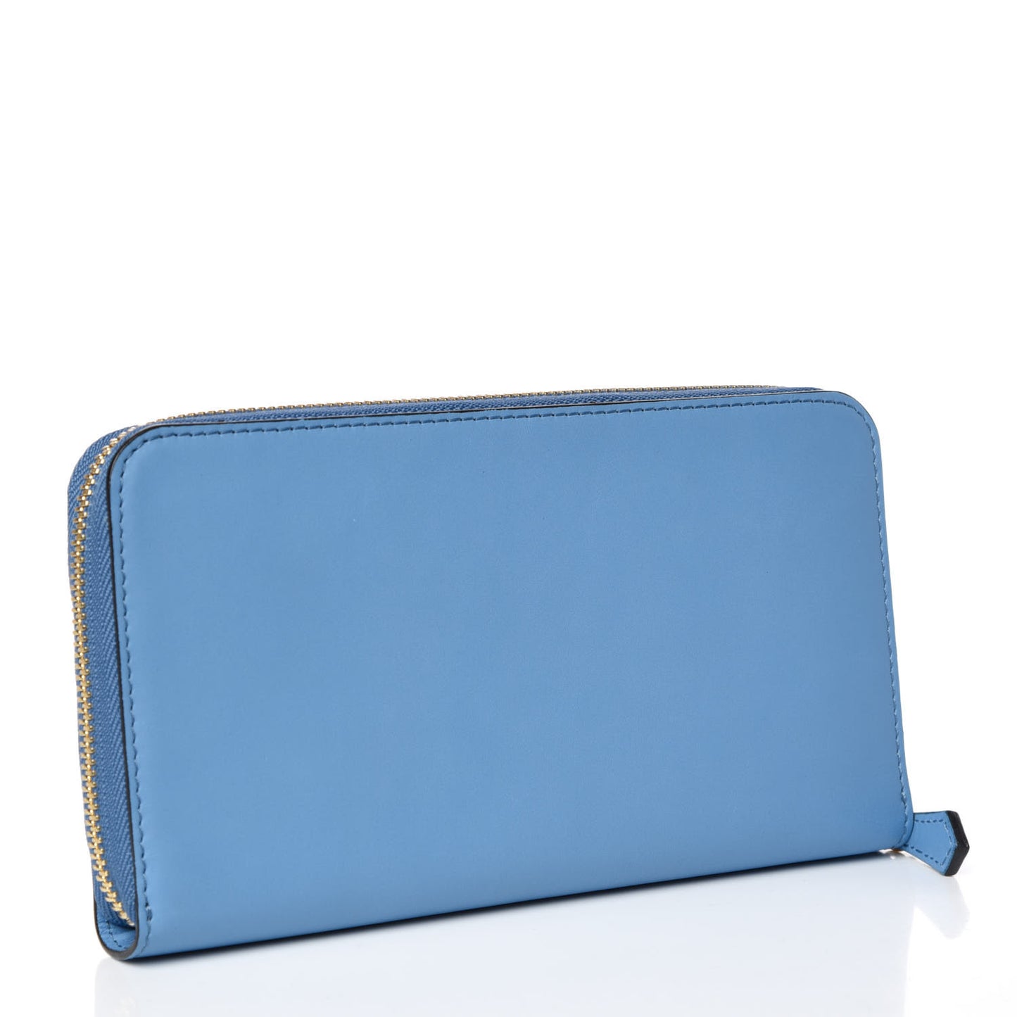 Calfskin Antigona Continental Zip Around Wallet Blue