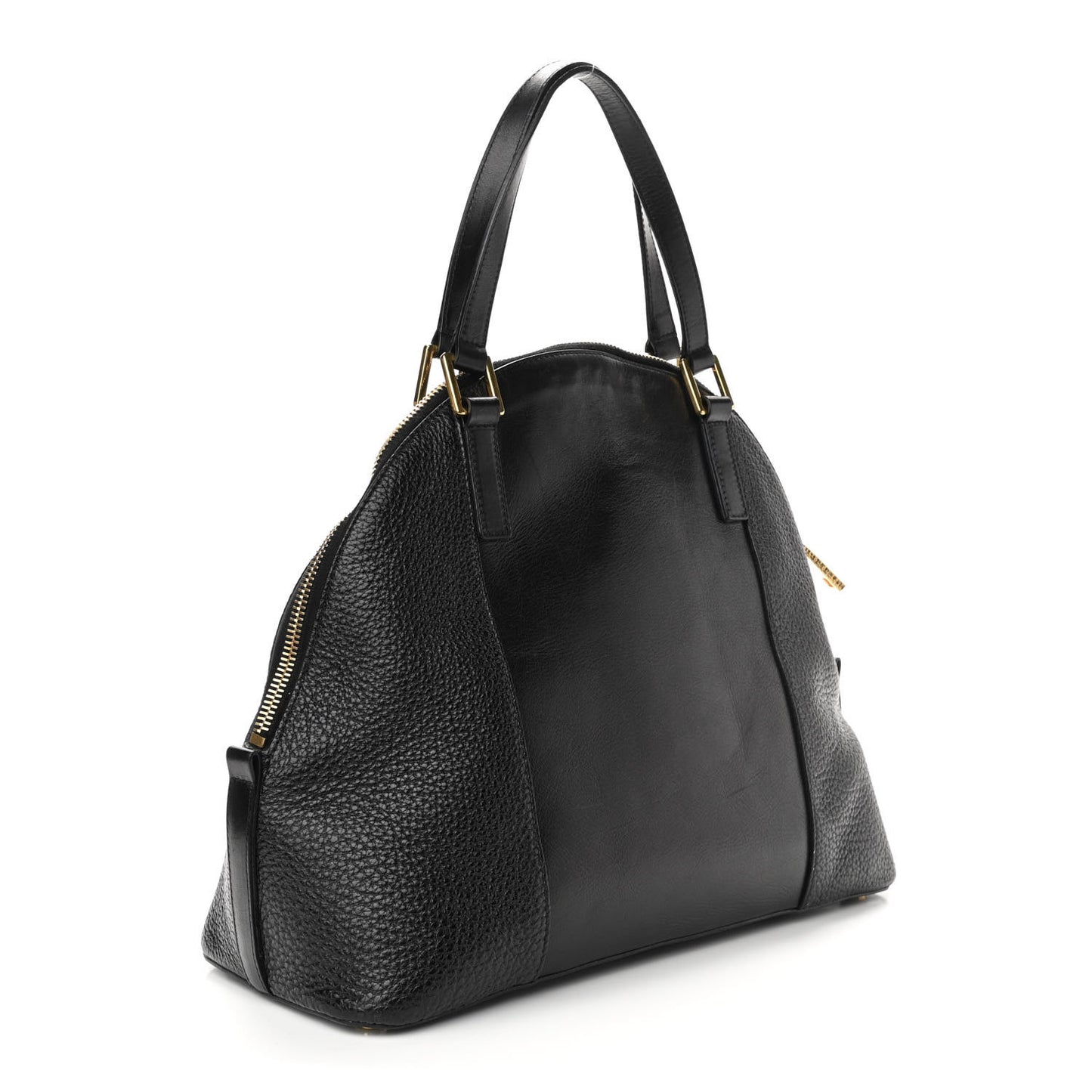 Calfskin Bowery Sutton Satchel Black