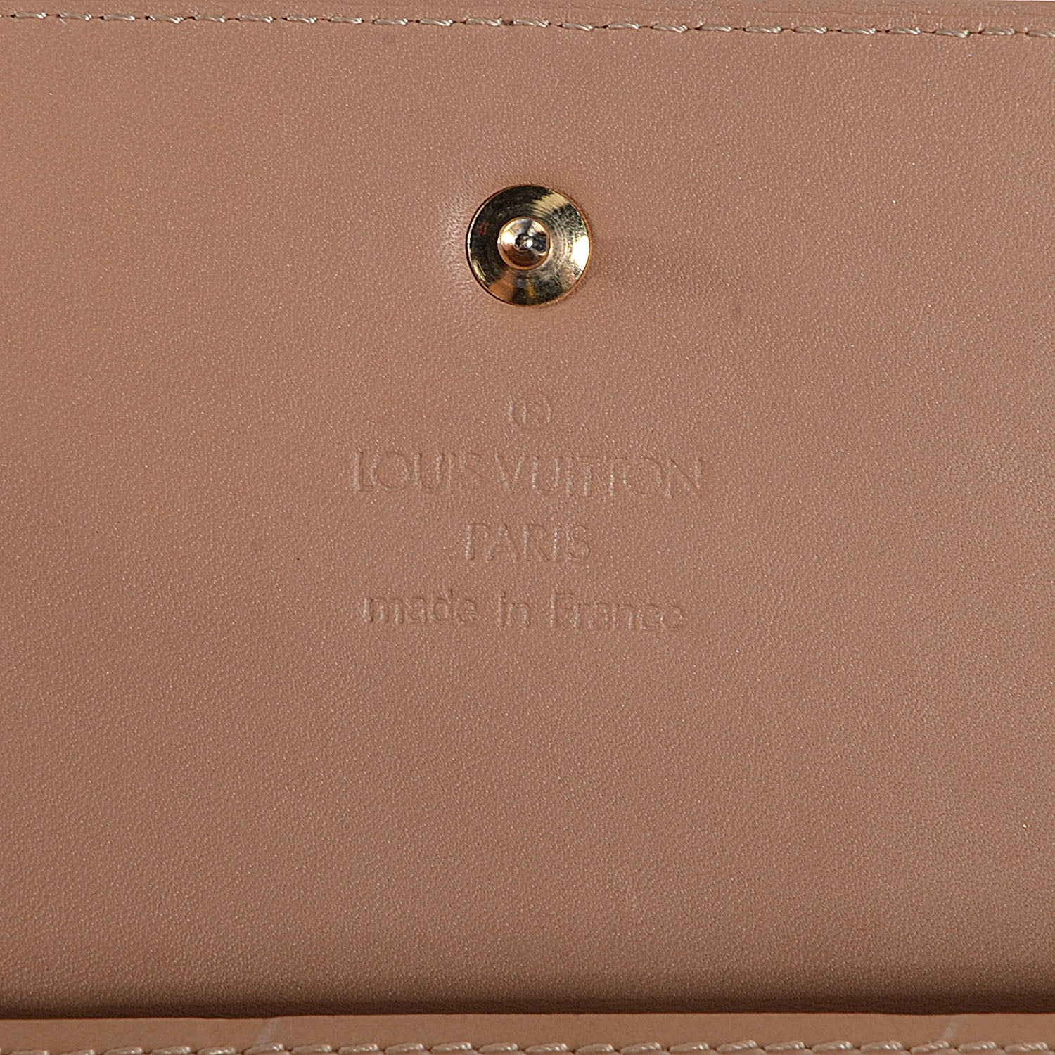Louis Vuitton Vernis Porte Tresor International Wallet Noisette 5 of 7