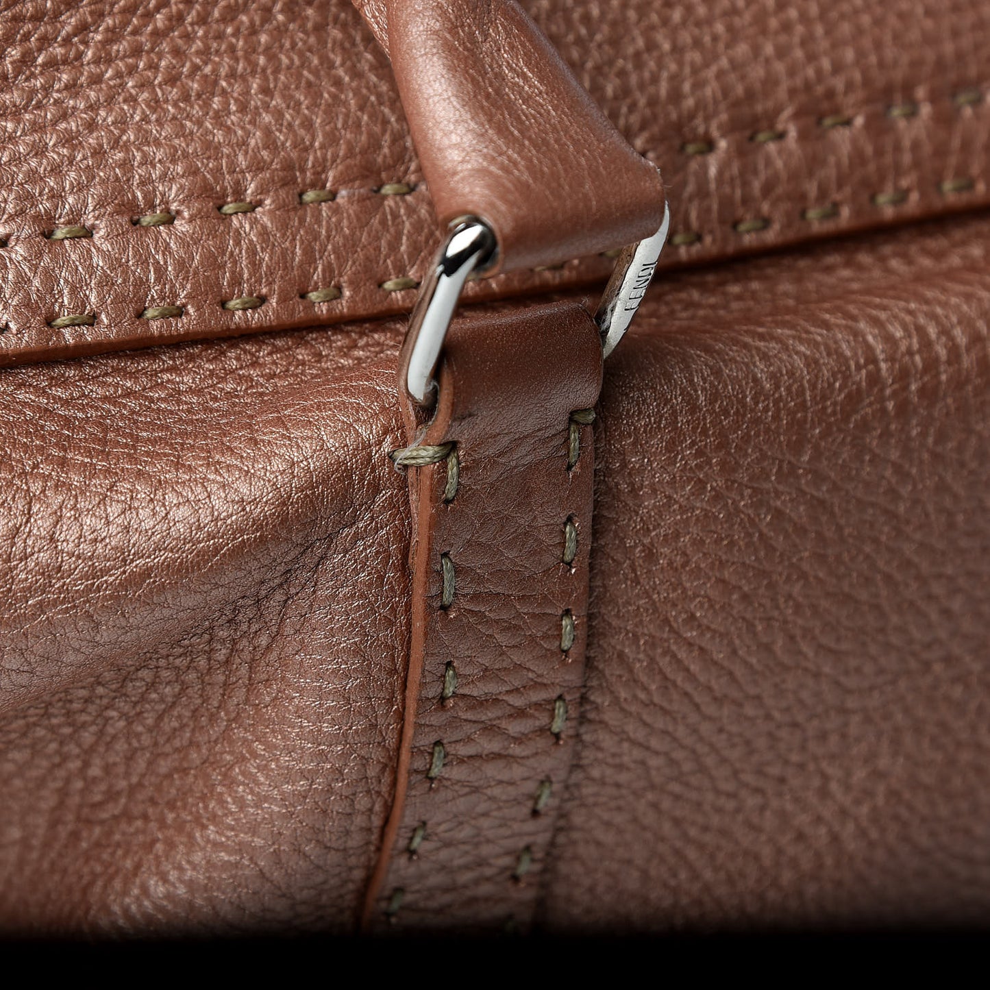 Cuoio Romano Selleria Large Linda Satchel Bronzo