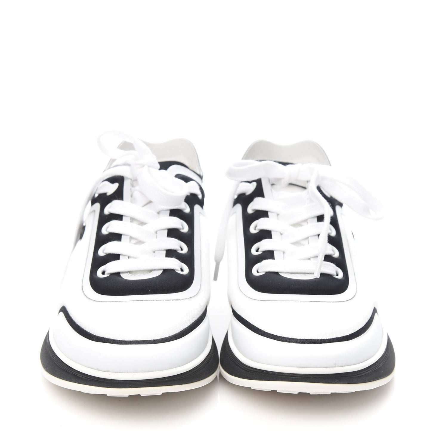Lycra Womens CC Sneakers 36.5 White Black