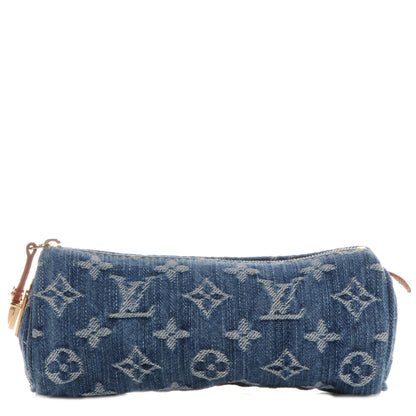 Louis Vuitton Denim Speedy GM Pochette Case 1 of 8