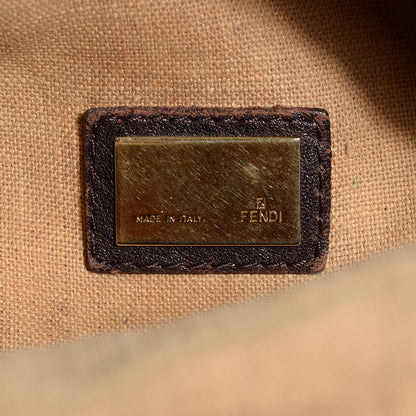 Fendi Zucca Nappa Nuvolata Vitello Tortuga Spy Tobacco Moro 6 of 9