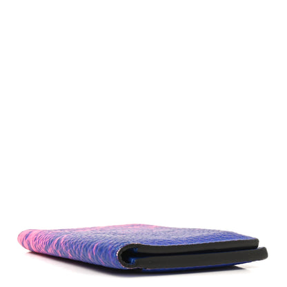 Louis Vuitton Taurillon Illusion Pocket Organizer Bleu Rose 4 of 6