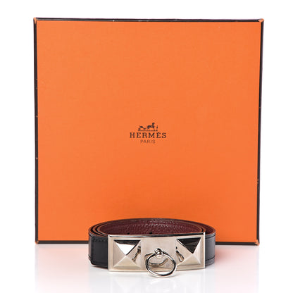 Hermes Box Togo 24mm Sydney Belt 85 Black Rouge H 7 of 7
