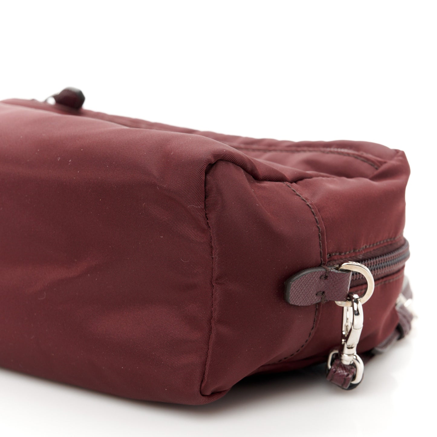 Tessuto Nylon Clutch Wristlet Granato