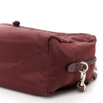 Prada Tessuto Nylon Clutch Wristlet Granato 11 of 11
