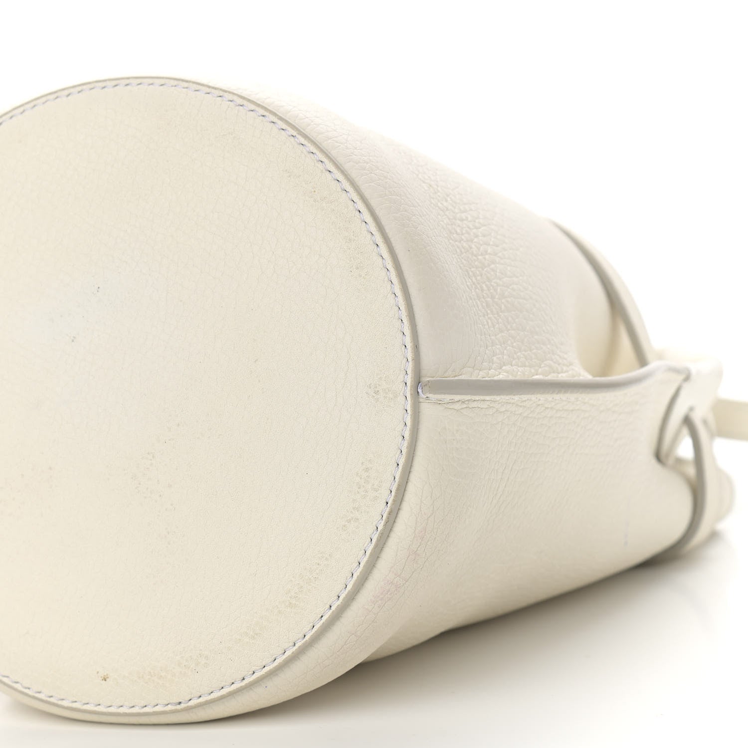 Celine Supple Grained Calfskin Nano Big Bag Bucket White 10 of 13