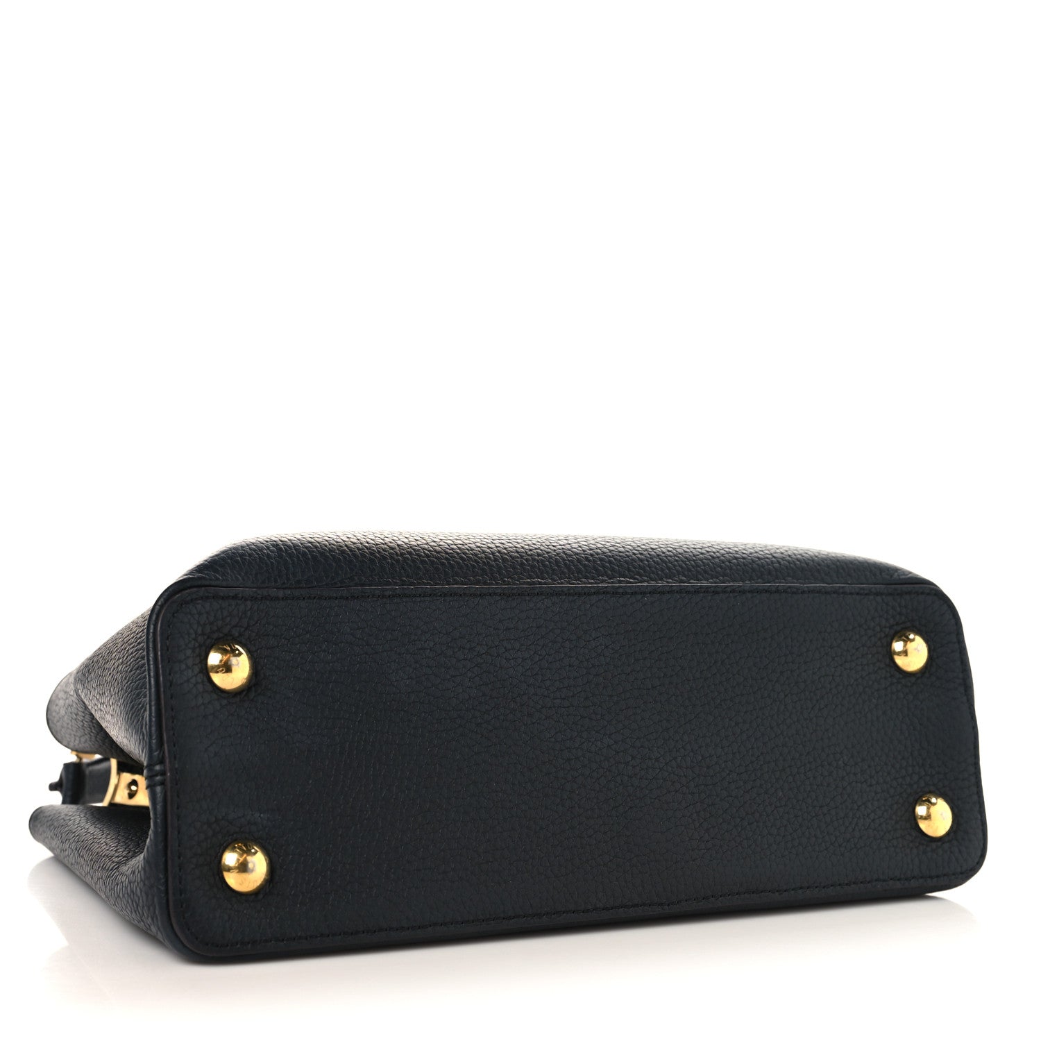 Louis Vuitton Taurillon Capucines PM Black 4 of 9