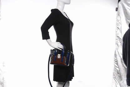 3.1 Phillip Lim 3.1 Calfskin Crocodile Embossed Mini Pashli Black Multicolor 3 of 13