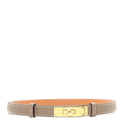 Hermes Epsom Kelly Belt Etoupe 1 of 4