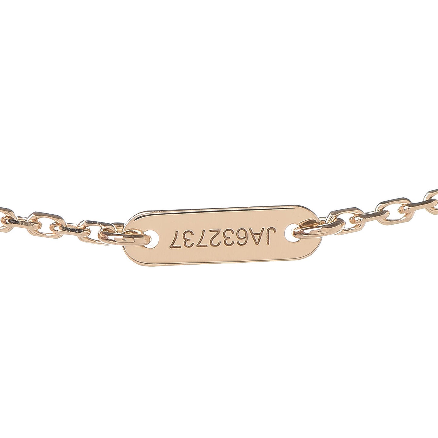 18K Yellow Gold Mother of Pearl Sweet Alhambra Pendant Necklace