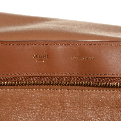 Celine Smooth Calfskin Suede Medium Trapeze Tan 6 of 9