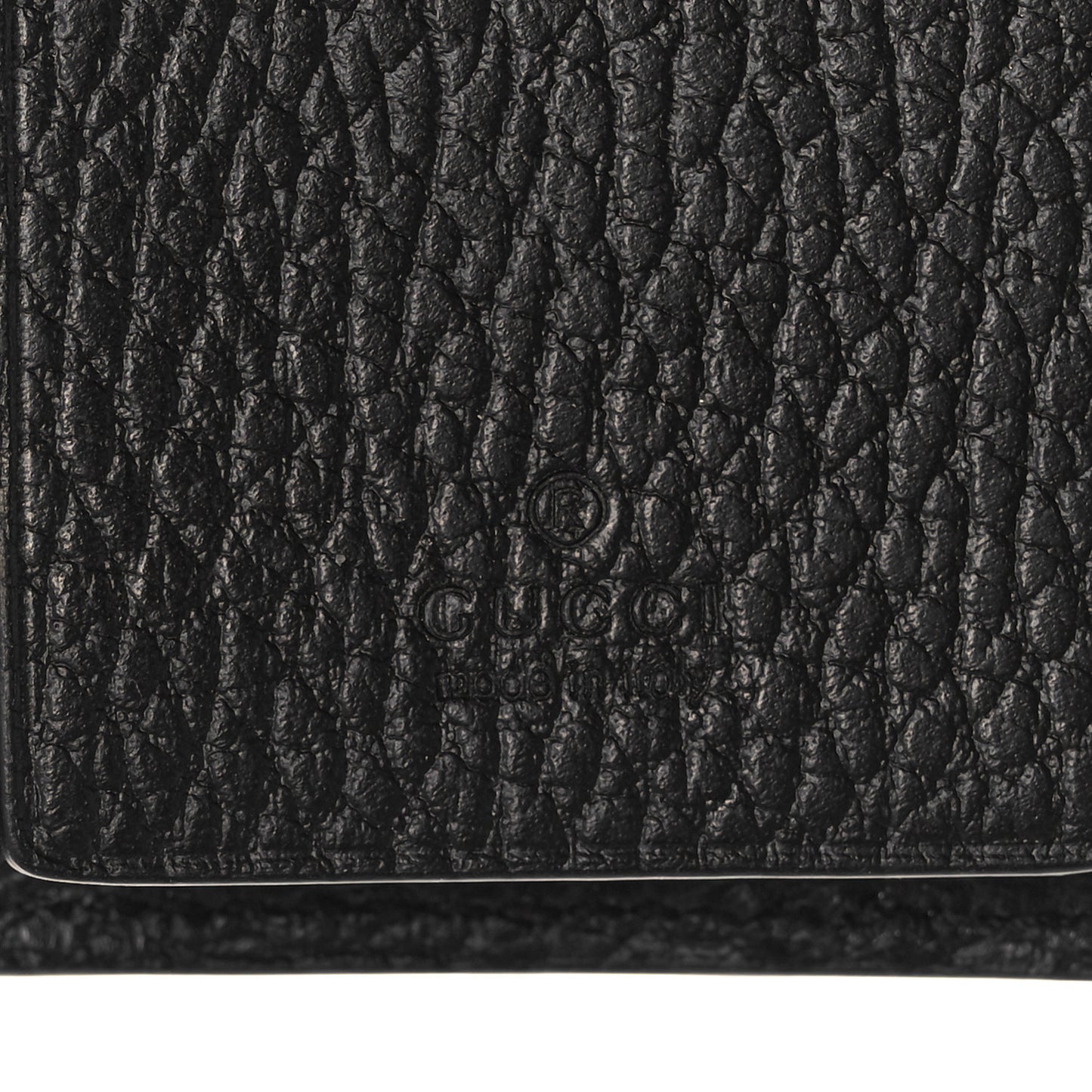 Dollar Calfskin GG Supreme Monogram GG Marmont 6 Key Holder Case Black Beige Ebony