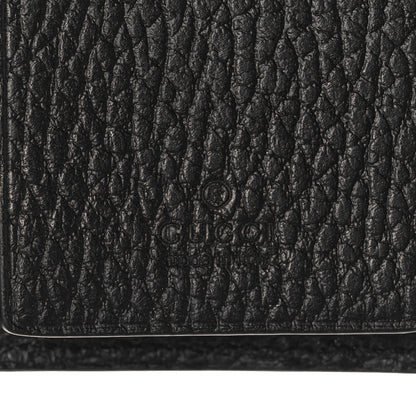 Gucci Dollar Calfskin GG Supreme Monogram GG Marmont 6 Key Holder Case Black Beige Ebony 6 of 11