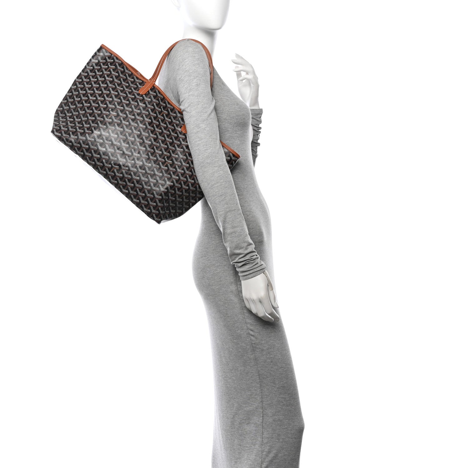 Goyard Goyardine Saint Louis PM Black Gold 2 of 11