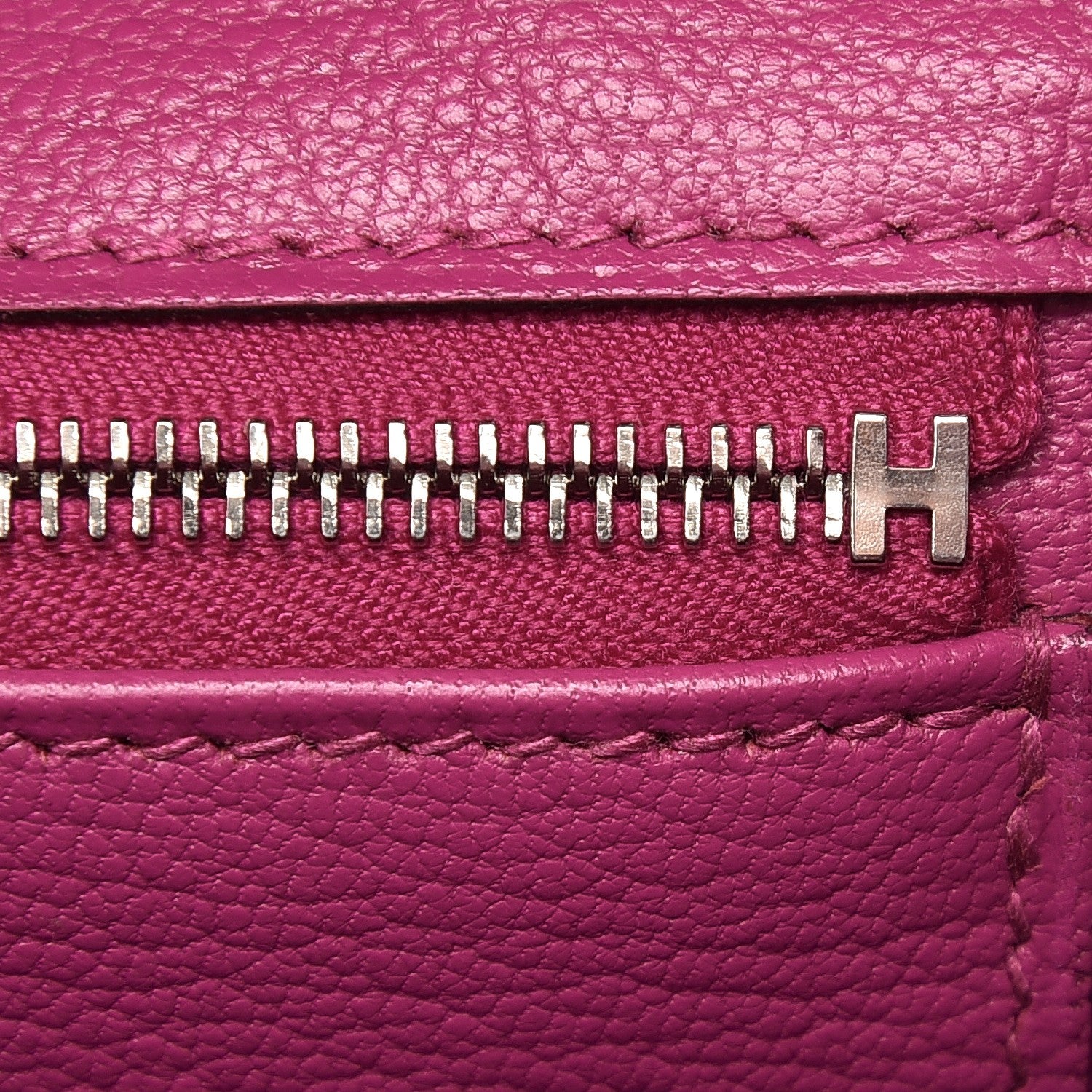 Hermes Togo Birkin 25 Rose Pourpre 13 of 36