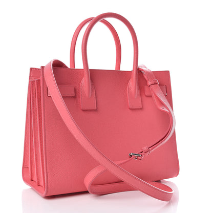 Saint Laurent Grained Calfskin Baby Sac De Jour Rose Clair 4 of 16